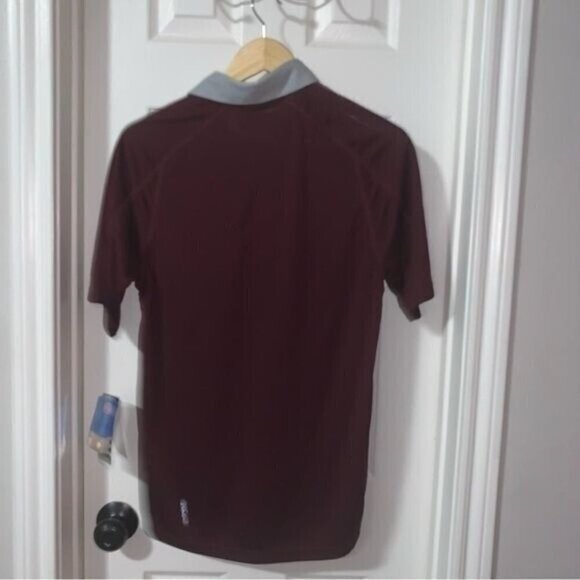 Adidas Texas A&M Aggies College Climacool Pullover Short Sleeved Polo Size Small - Picture 4 of 6